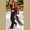 Sexy See Through Embroidered Long Kimono Cardigan  Black Lace Tunic Women Beach Wear Swimsuit Cover Up