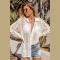 Top Quality Shirt Bikini Beach Cover Up Long Sleeve Sunscreen Dress Short Swimsuit Blouse White Beachwear