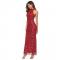 off shoulder long maxi red sequin dresses plus size