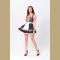 Sexy Adult Puff Sleeve False Two-piece Bavarian Beer Girl Mini Dress Oktoberfest Costume