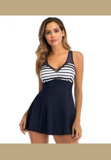 triped two pieces tankini