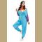 Women's 2 Pc Awesome 80s Ski Suit Costume