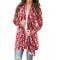 Womens Fashion Open Front Christmas Print Casual Long Sleeve Cardigans 