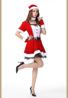 Santa Claus Outfits Women Christmas Dresses 