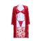 Women's Lace Kimono Robe Babydoll Lingerie Mesh Nightgown