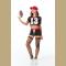 Lady Football Rugby Baby Sexy Cheerleading Costume Top Shorts Set Sports Player Cheerleader Uniform