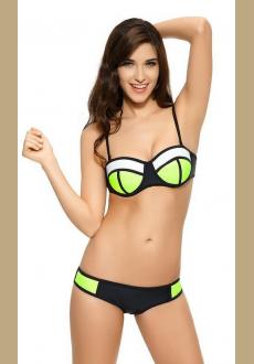 F4297-7Multi Colour Neoprene - Pink and green