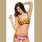 F4297-6 Multi Colour Neoprene - Pink and Orange