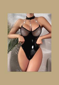 Sexy Lingerie Sexy Hollow Black Bodysuit