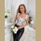 Women Court Vintage Floral Print Vest Sexy Corset Fishbone Push Up Strap Bustier