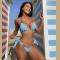 Womens Solid Color Swimwear Push Up Bathing Suits Brazilian Bikini